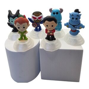 Lot Disney 100 McDonalds Figures 2023 Genie Captain America Sully Peter Pan / KK